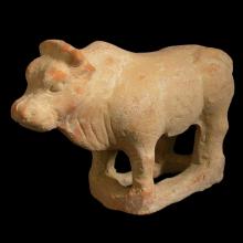 Terracotta figure of a beef